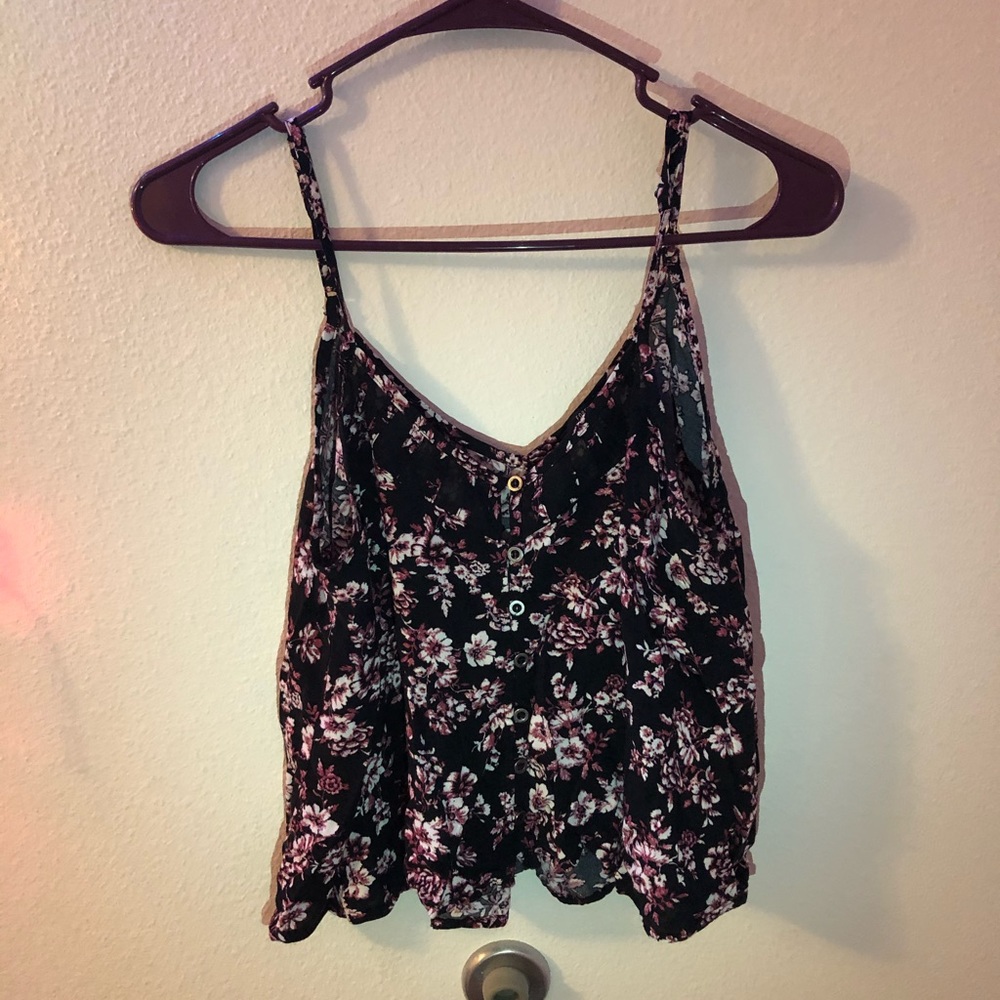 Crop top, spaghetti strap top